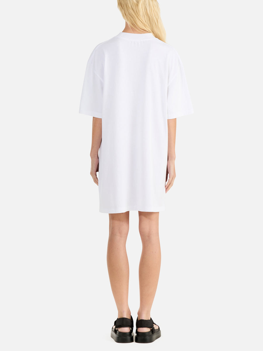 Cassie Tee Dress White