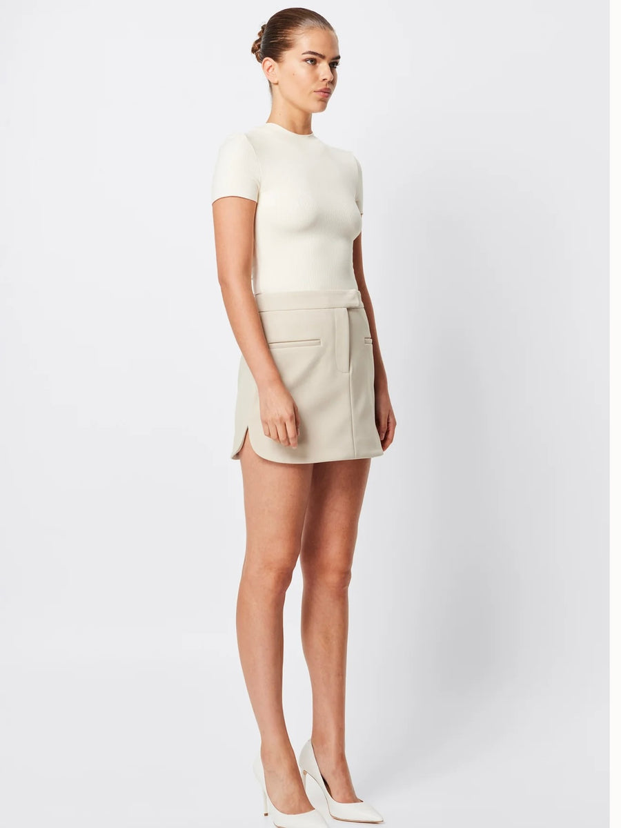 Lourdes Mini Skirt Natural