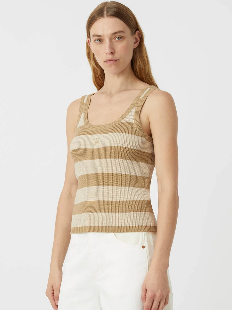 Umi Knit Tank Tan / Cream