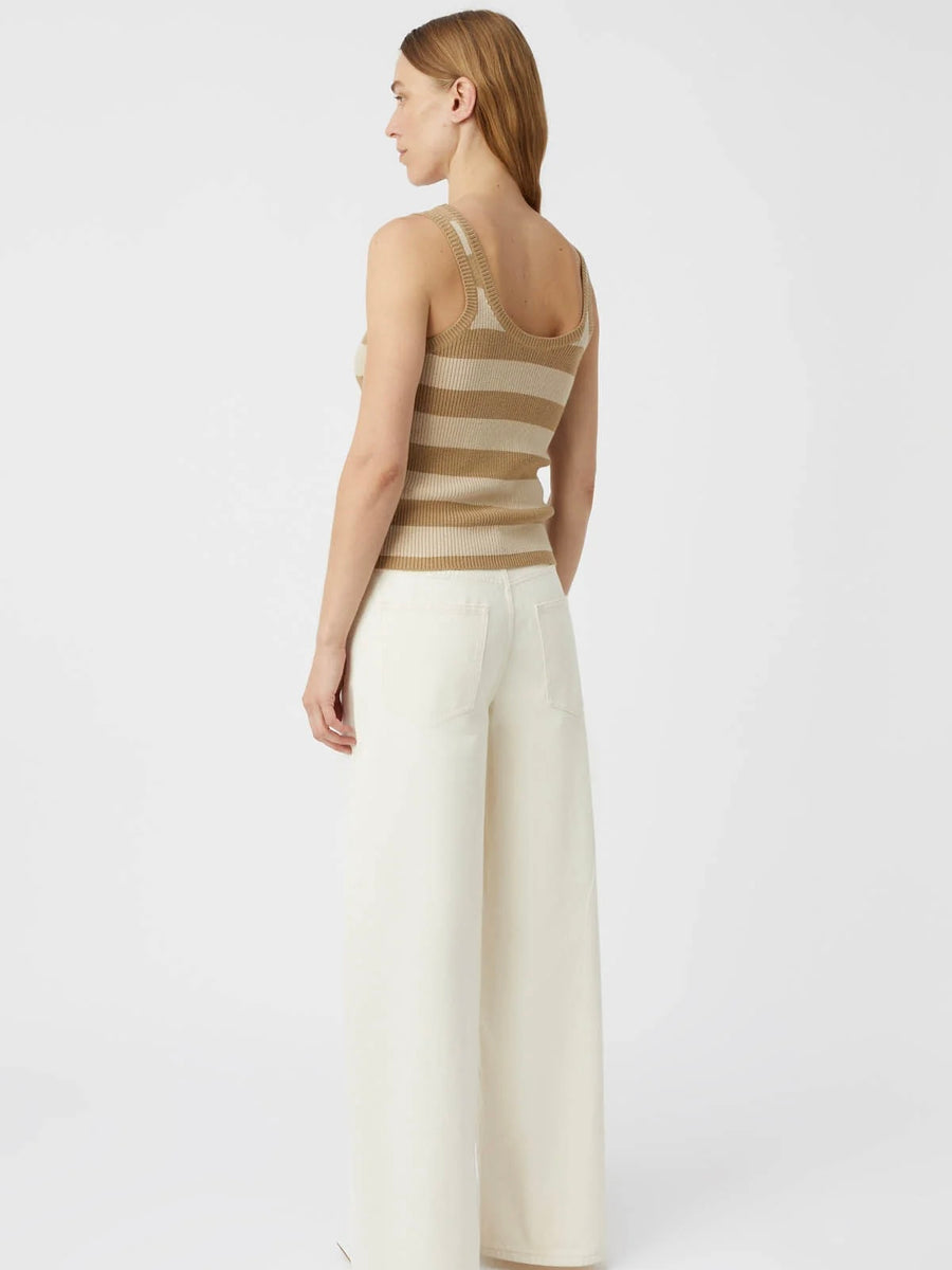 Umi Knit Tank Tan / Cream