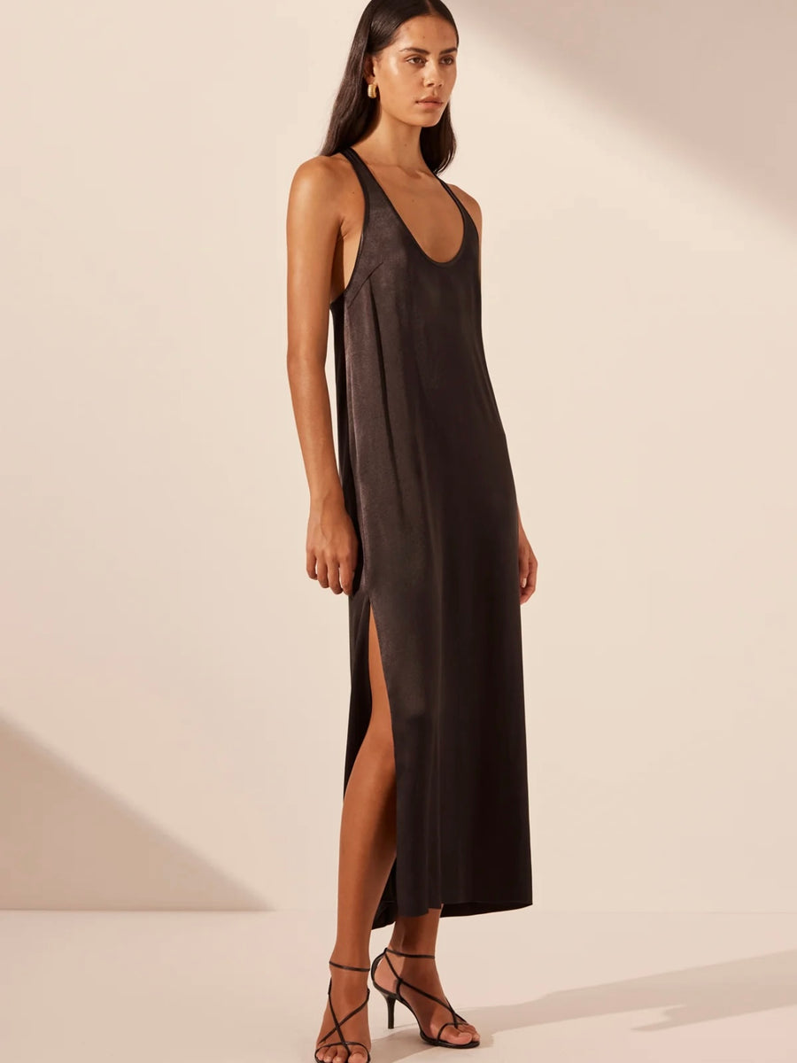 Nora Twist Back Midi Dress