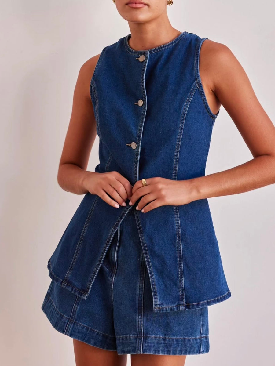 Leni Denim Vest