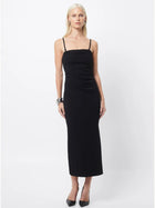 Revere Draped Midi Dress