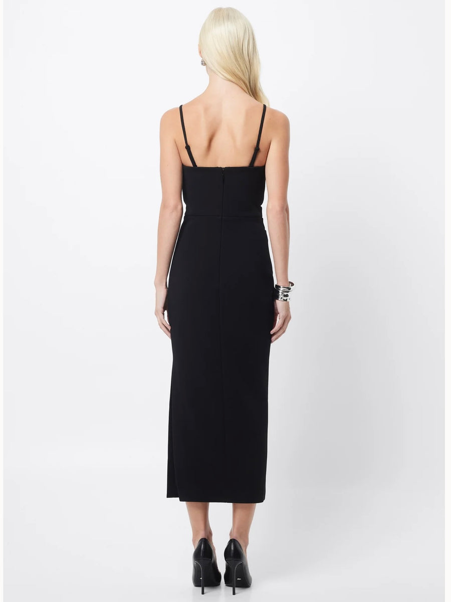 Revere Draped Midi Dress