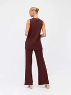 Zuri Knit Pant Chocolate