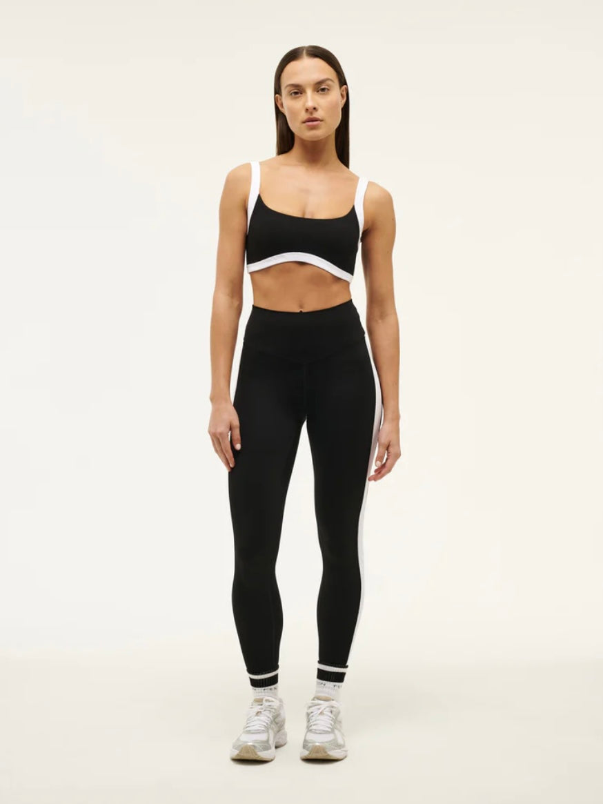 Free Play 2 Full Length Legging - Black & Optic White