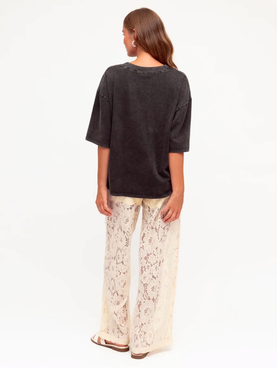 Cora Lace Pant Ivory