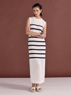 Veda Stripe Knit Midi Dress