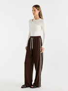 Parker Track Pant - Chocolate