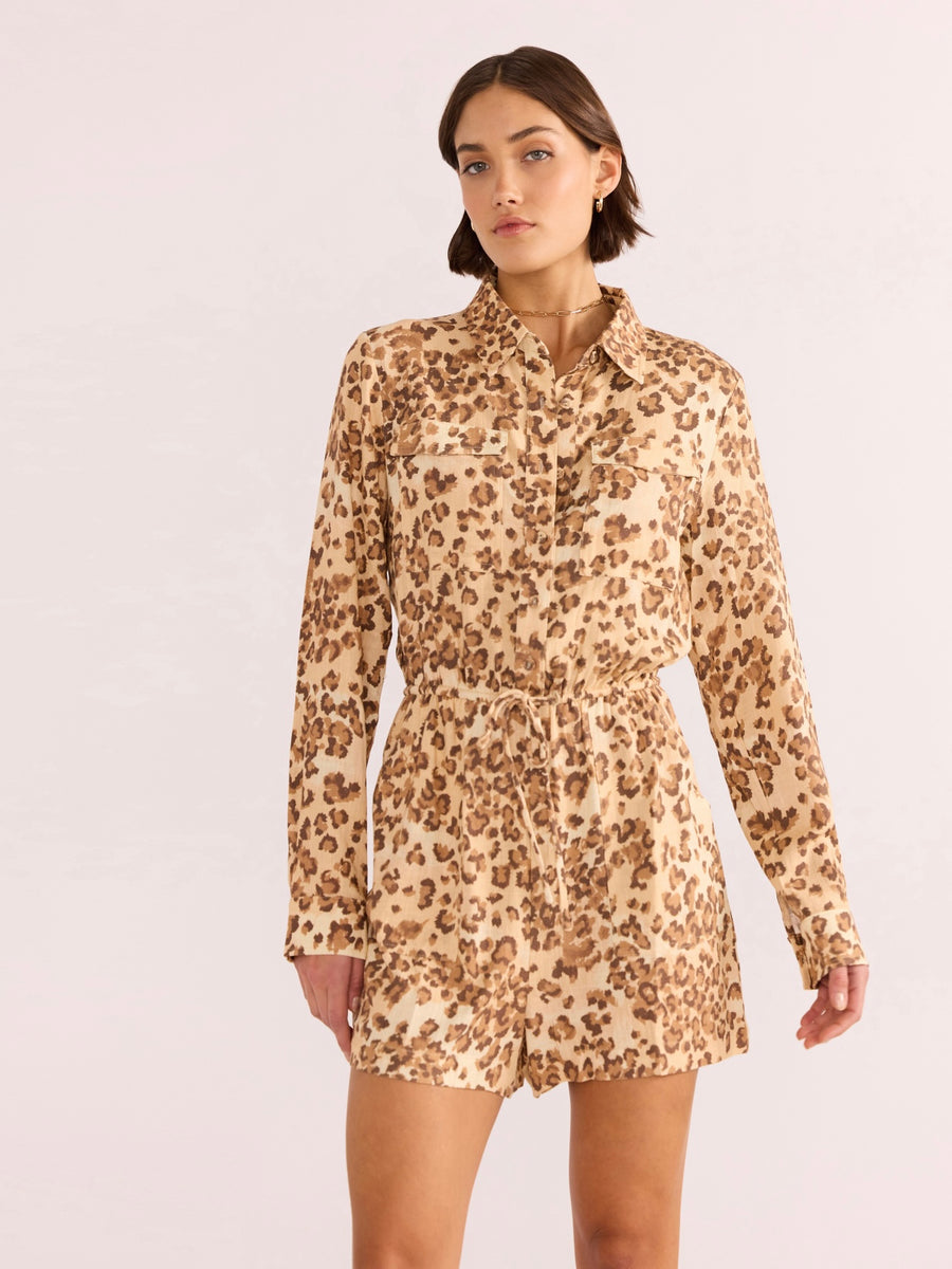 Arden Long Sleeve Playsuit