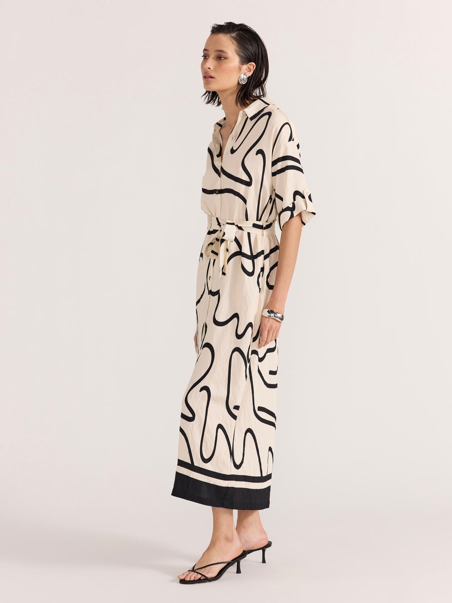 Zenith Midi Shirt Dress