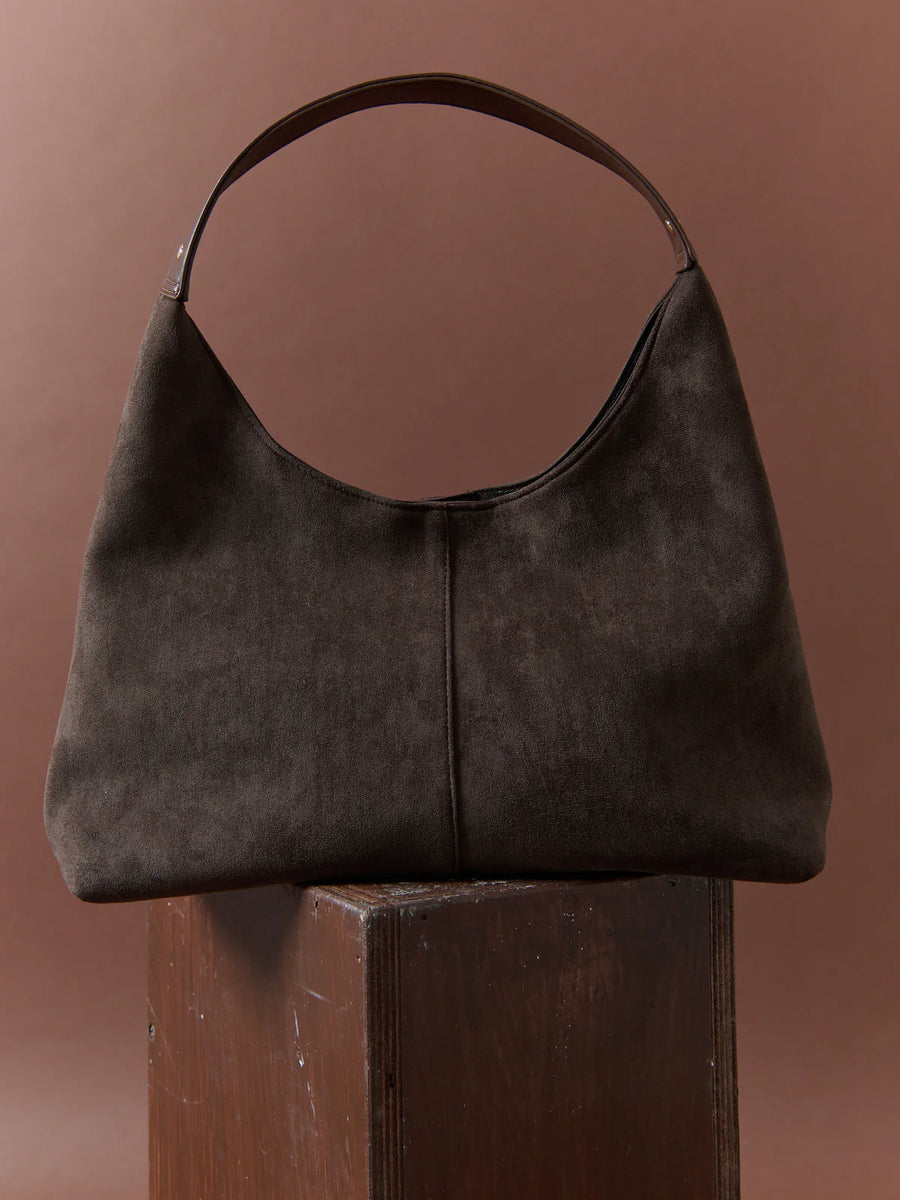 Kenny Suede Bag - Chocolate