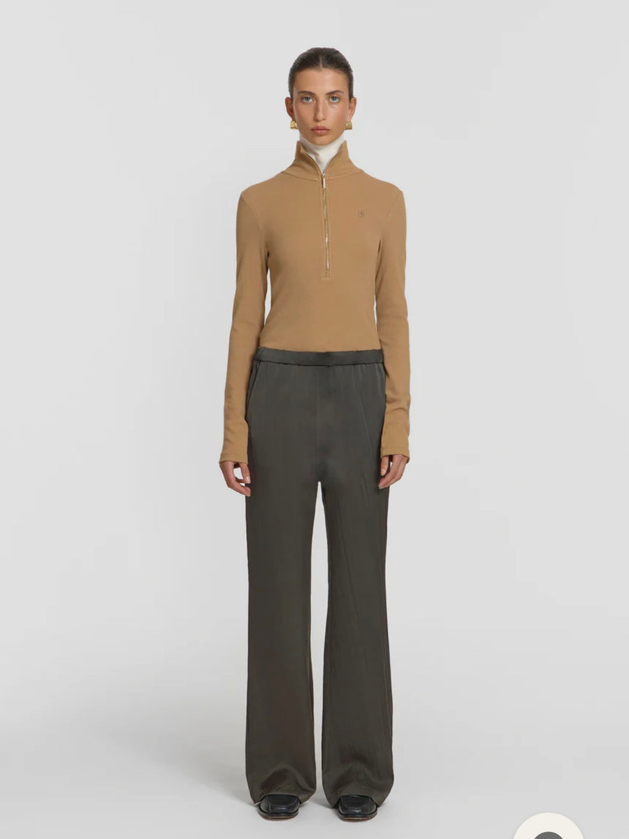 V&W Rib Turtleneck - Camel