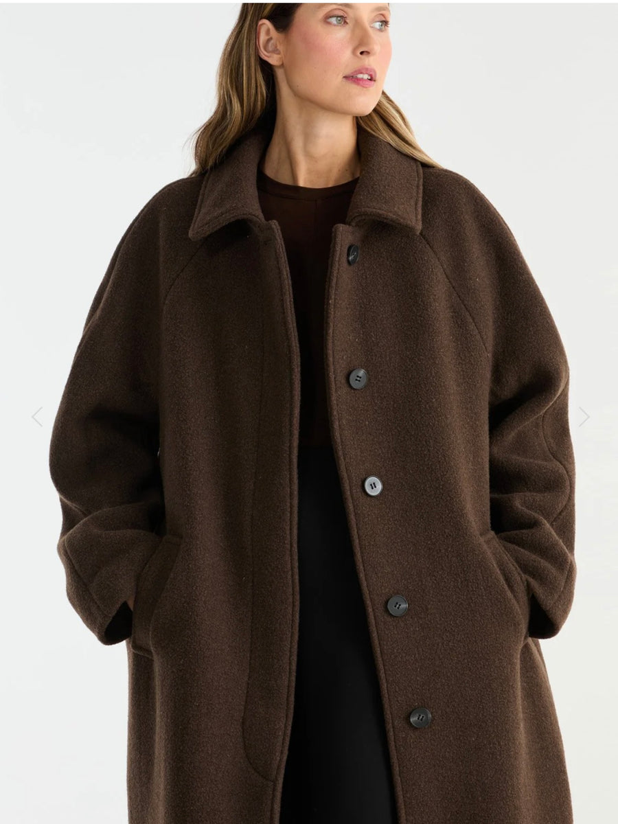 Cleo Wool Blend Coat