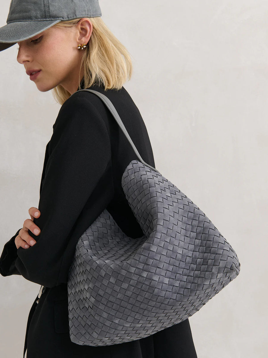 Calla Woven Bag - Grey