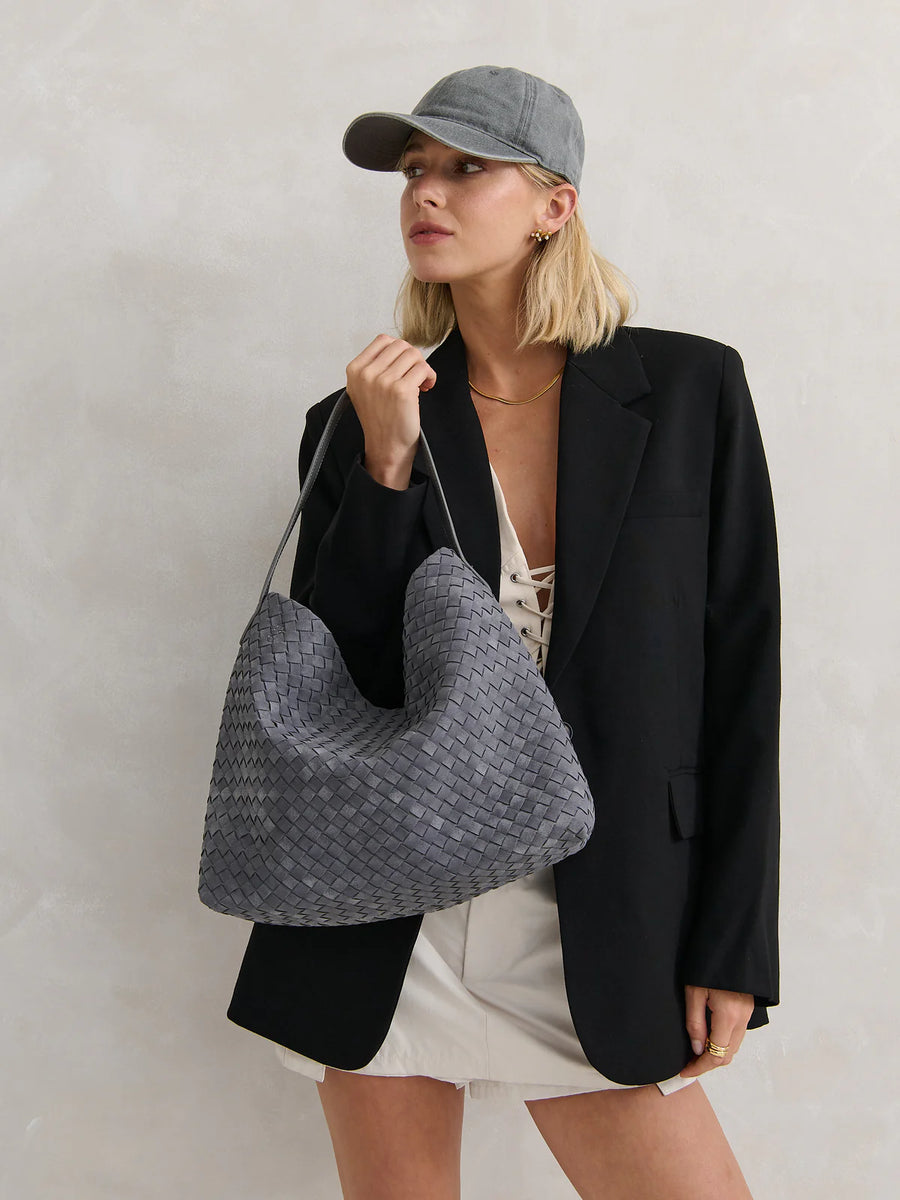 Calla Woven Bag - Grey