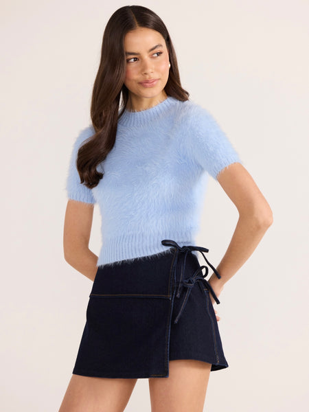 Clover Fluffy Knit Tee